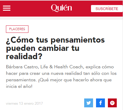 Rompiendo Hábitos — Revista Quién