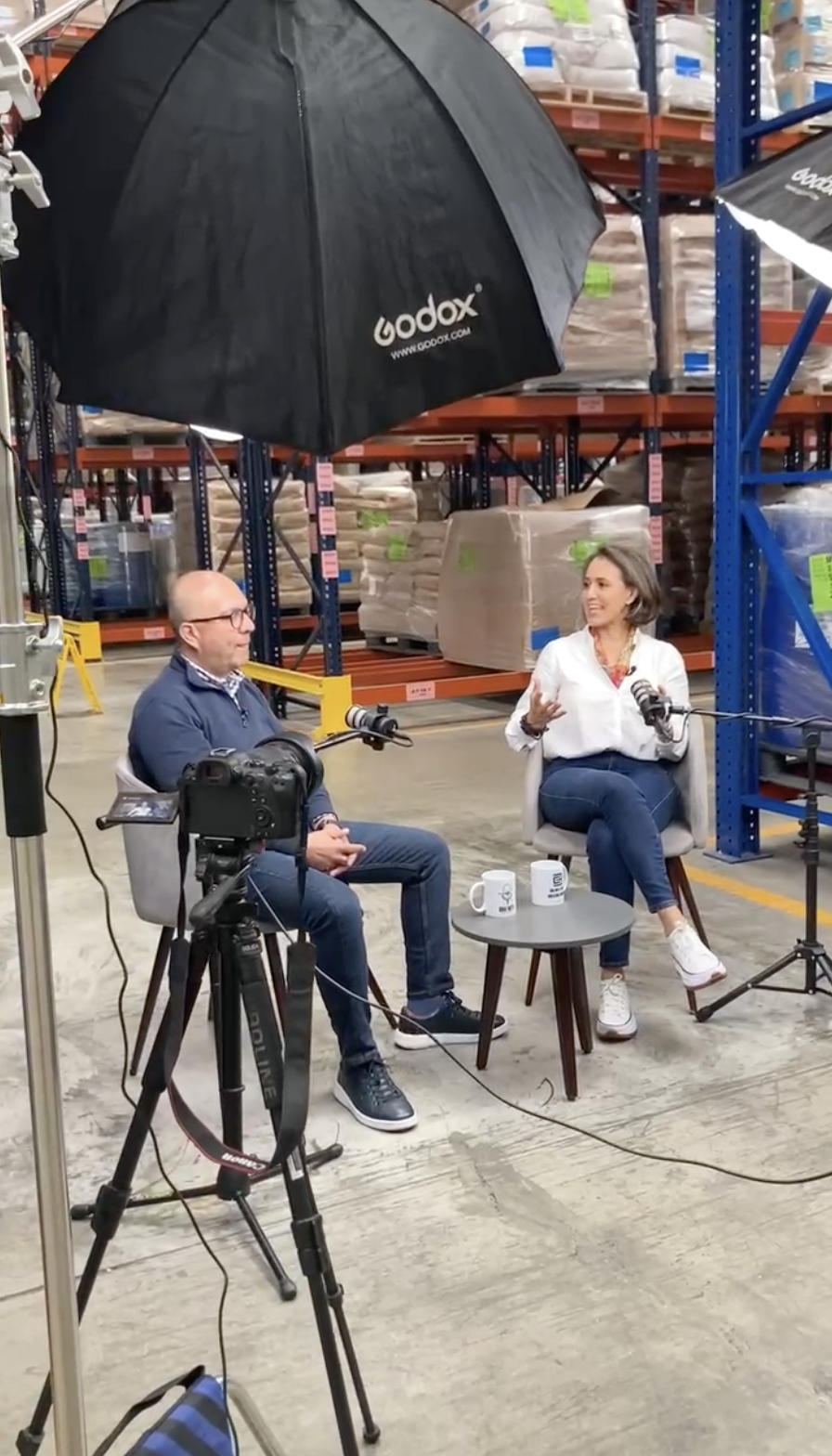 Bárbara Castro grabando EN VOZ PROPIA